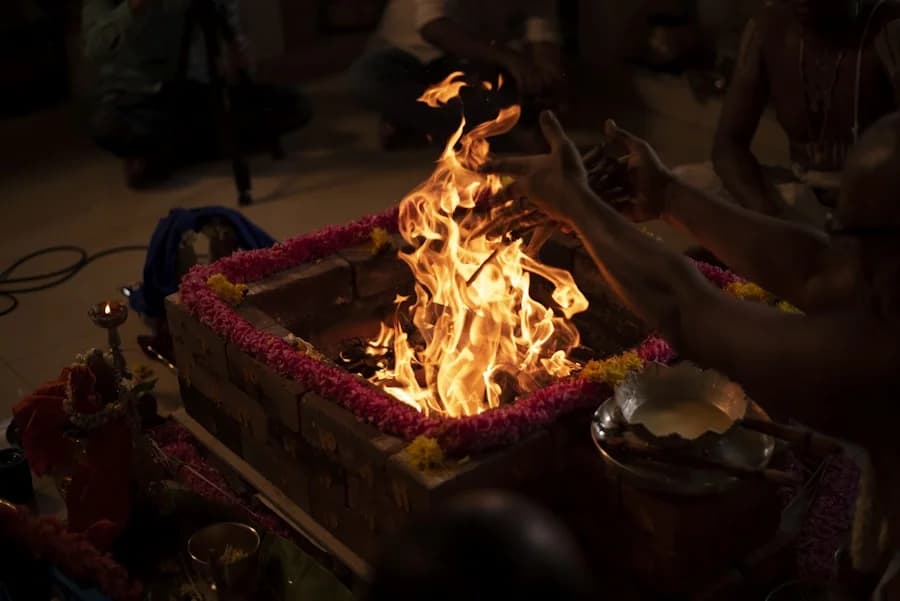 Puja ceremony